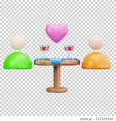 Romantic Dinner Date Romantic Dinner Date 132529308