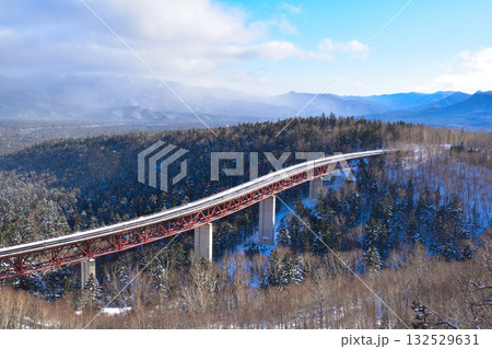 冬　三国峠　松見大橋 132529631