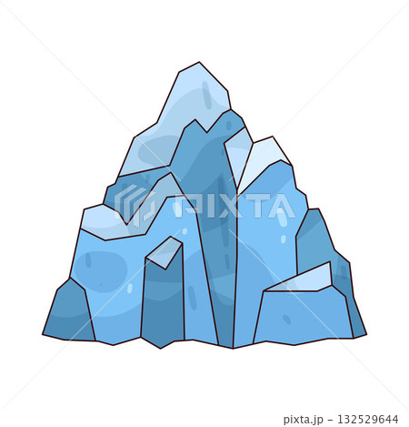 illustration of Iceberg  132529644