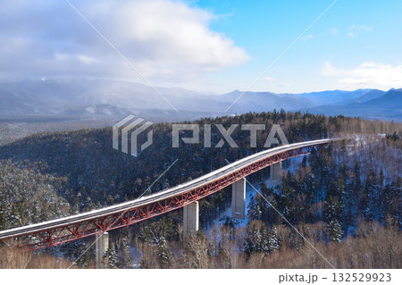 冬　三国峠　松見大橋 132529923