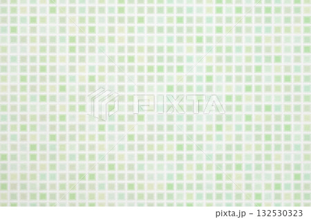 パステルグリーンの幾何学模様_和紙テクスチャの和モダン背景素材 132530323