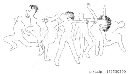 Dancers Silhouette Street Dance Poses Silhouettes Dancers Silhouette Street Dance Poses Silhouettes 132530390