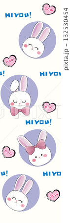 Abstract patterns and beautiful watercolor floral illustrations 132530454