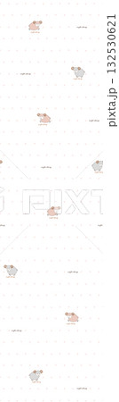 Abstract patterns and beautiful watercolor floral illustrations 132530621