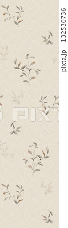 Abstract patterns and beautiful watercolor floral illustrations 132530736
