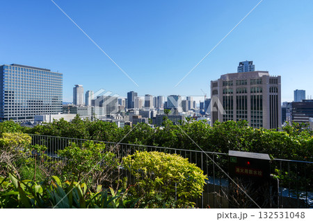 変わりゆく大阪・中之島と周辺の高層ビル群（市街地）2025年10月撮影 132531048