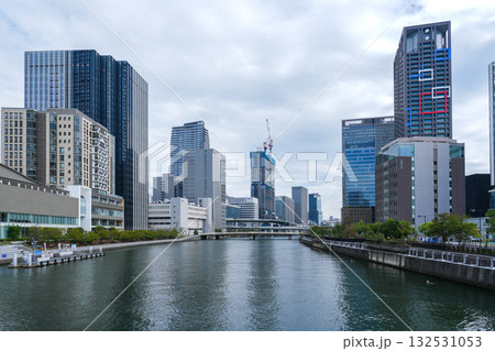 変わりゆく大阪・中之島と周辺の高層ビル群(市街地)2025年10月撮影 変わりゆく大阪・中之島と周辺の高層ビル群(市街地)2025年10月撮影 132531053