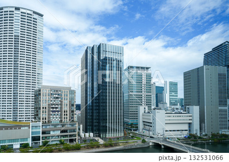 変わりゆく大阪・中之島と周辺の高層ビル群(市街地)2025年10月撮影 変わりゆく大阪・中之島と周辺の高層ビル群(市街地)2025年10月撮影 132531066