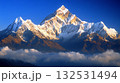 Mountain range in Himalayas, Annapurna Conservation Area, Nepal 132531494