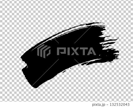 かすれのある筆あと かすれのある筆あと 132532043