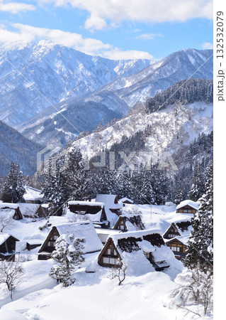冬　五箇山　相倉合掌集落 132532079