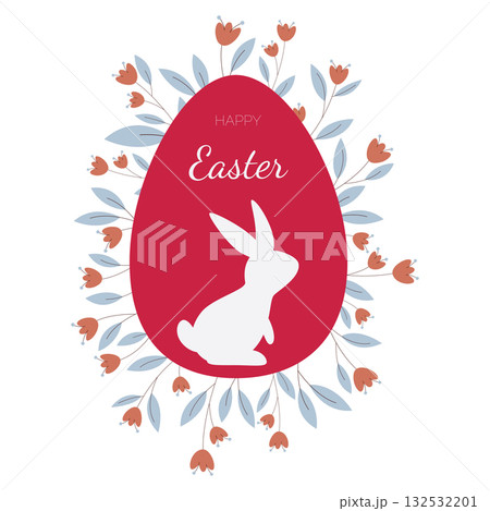 happy easter card 132532201