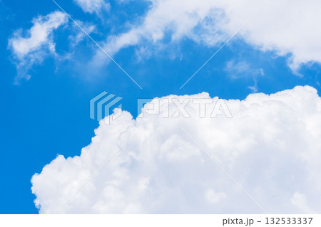 夏の空　夏山から見る青空と雲13 132533337