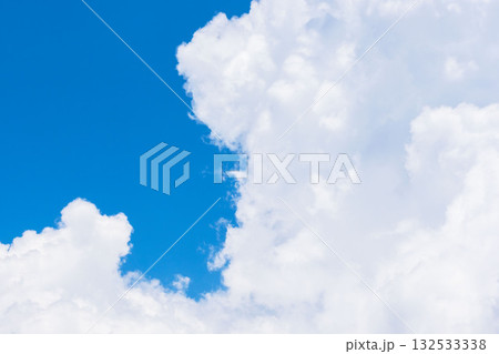 夏の空　夏山から見る青空と雲14 132533338