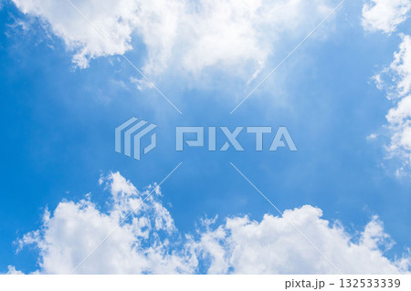 夏の空　夏山から見る青空と雲15 132533339