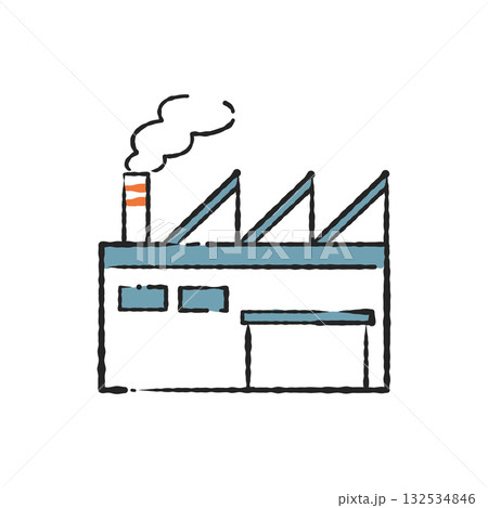 ノコギリ屋根の工場 ノコギリ屋根の工場 132534846