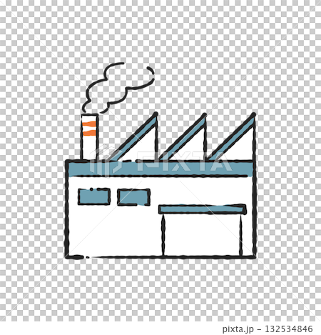 ノコギリ屋根の工場 ノコギリ屋根の工場 132534846