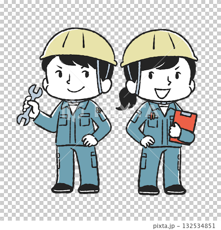 工場の人たち 工場の人たち 132534851