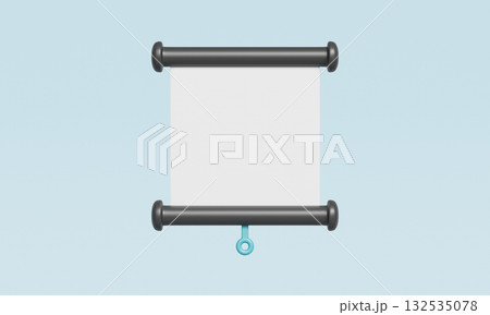 Blank Presentation Screen Mock up. 3D Rendering. Blank Presentation Screen Mock up. 3D Rendering. 132535078