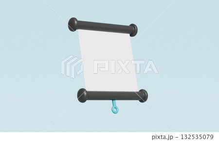 Blank Presentation Screen Mock up. 3D Rendering. Blank Presentation Screen Mock up. 3D Rendering. 132535079