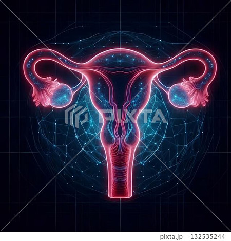 representation of the female uterus representation of the female uterus 132535244