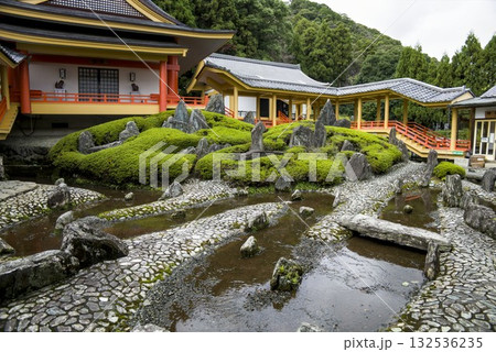 京都枯山水庭園 132536235