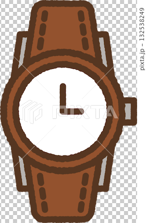 簡單的手繪圖示插圖:腕錶 簡單的手繪圖示插圖:腕錶 132538249