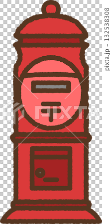 簡單的手繪圖示插圖：信箱 132538308