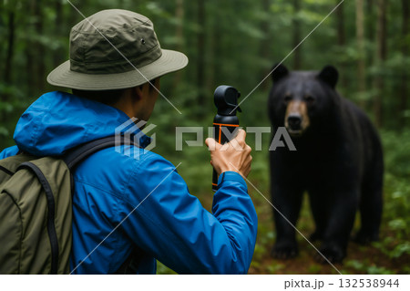 熊　遭遇　熊よけスプレー 132538944