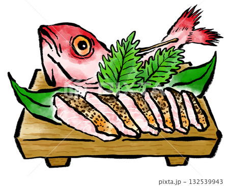 のどぐろのお刺身 132539943