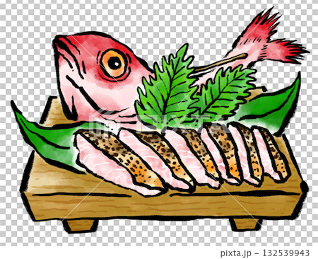 のどぐろのお刺身 132539943