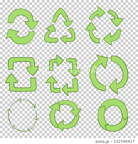 Simple arrow icon set Simple arrow icon set 132540417