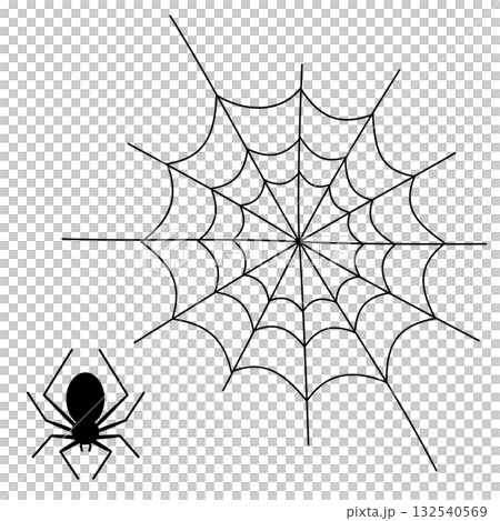 Halloween spider and spider web illustration 1 Halloween spider and spider web illustration 1 132540569