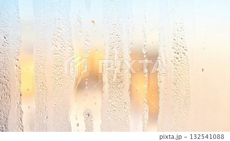 《AI画像》結露した窓ガラス 《AI画像》結露した窓ガラス 132541088