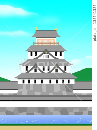 お城と青空 お城と青空 132541323