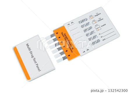 Multi drug test panel isolated on white background 132542300