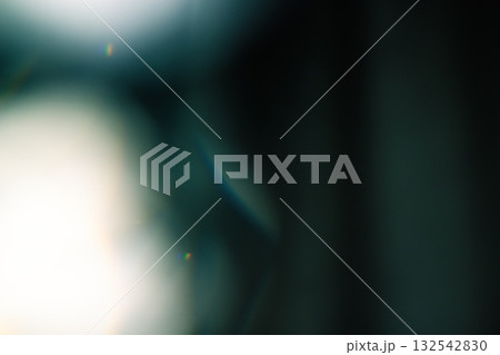 Abstractly green Light leak Texture Background. Blurred defocused. Lo-fi effect. Design mockup 132542830