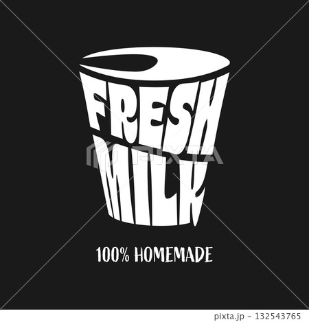 This infographic highlights the importance of choosing fresh, homemade milk for environmental conservation. It promotes sustainable farming practices and healthy living without artificial additives. 132543765