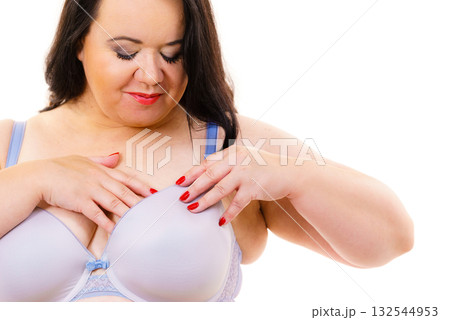 Fat woman big breast wearing bra Fat woman big breast wearing bra 132544953