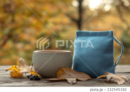 black mug with hot chocolate and marshmallow black mug with hot chocolate and marshmallow 132545192