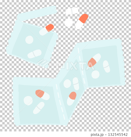 一包化の手描きイラスト 一包化の手描きイラスト 132545542