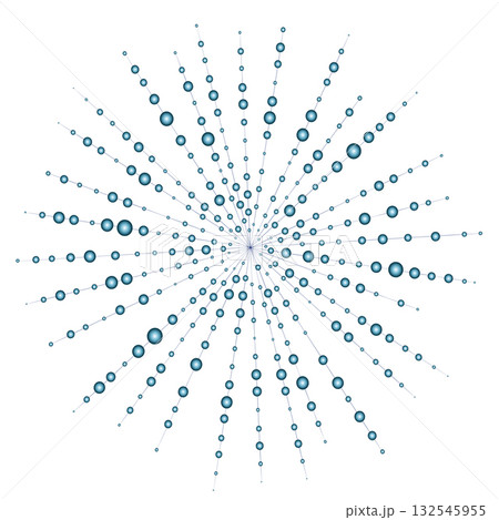 Blue snowflake Star with radially diverging rays Blue snowflake Star with radially diverging rays 132545955