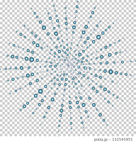 Blue snowflake Star with radially diverging rays Blue snowflake Star with radially diverging rays 132545955