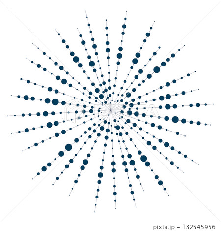 Dark blue water drops. Elegant round design Dark blue water drops. Elegant round design 132545956