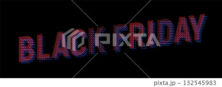 Black Friday sale banner template design. Vector illustration. Black Friday sale banner template design. Vector illustration. 132545983