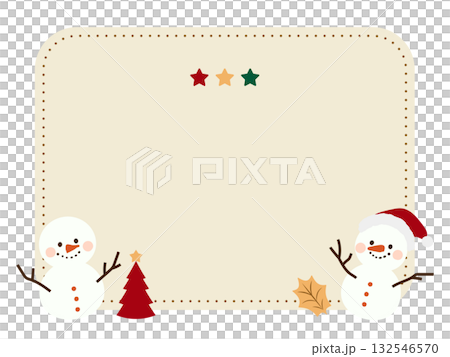 christmas headline frame 132546570