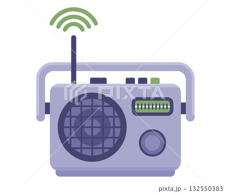 Gray radio receiver. 132550383
