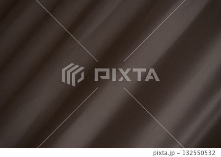 Abstract Brown Fabric Texture Background with Diagonal Folds 132550532