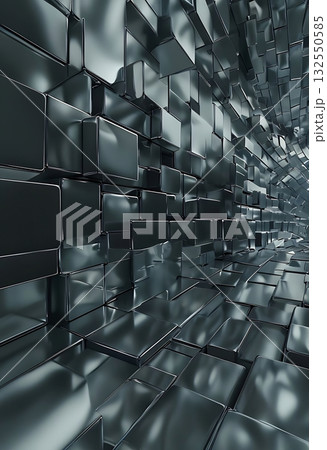 Directional Lighting on Brushed Alloy Mesh Directional Lighting on Brushed Alloy Mesh 132550585