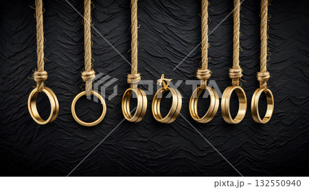 golden word of iron on wooden background golden word of iron on wooden background 132550940